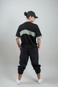 URBVN Diesel T Shirt in Black - back view